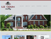 Tablet Screenshot of lizodumrealty.com